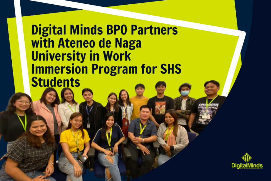 Ateneo De Naga Students Work Immersion Program