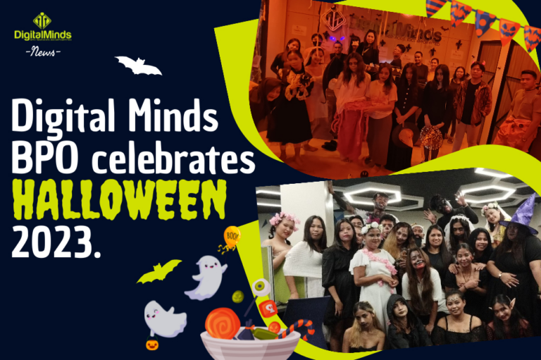 Digital Minds BPO Celebrates Halloween 2023 with Creative Costumes and Spooky Sites 