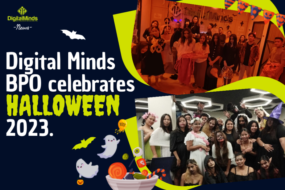 Digital minds bpo celebrates halloween 2023.