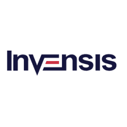 Invensis, one of the top data entry companies, showcases its logo on a sleek black background.
